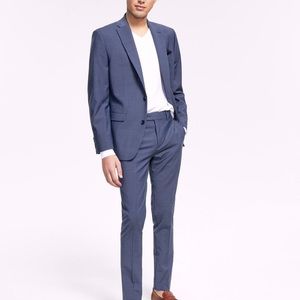 NWT Blue Bar III Men's Slim-Fit Active Stretch Suit 42L Jacket / 34x34 pants